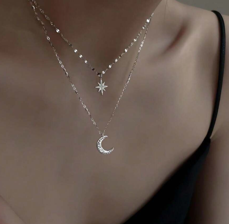 I AM SELENE 🌙 Celestial Layered Necklace ☀️