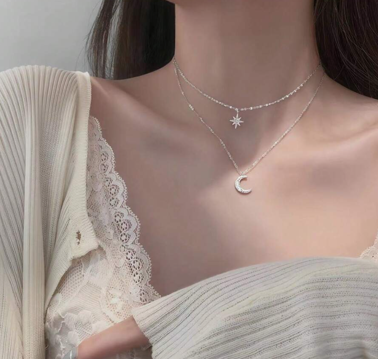 I AM SELENE 🌙 Celestial Layered Necklace ☀️
