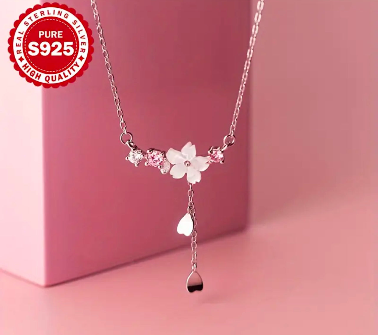 I AM INARI ✨ Sakura Necklace 🌸🦊