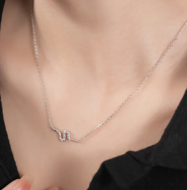 I AM MEDUSA ✨ Pave Snake Necklace🐍