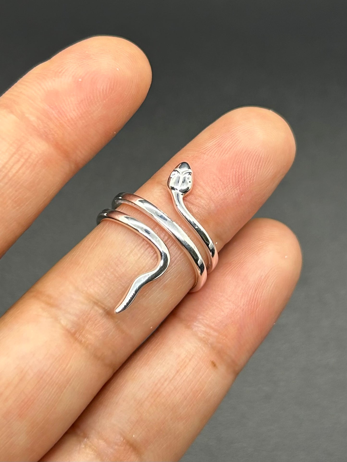 I AM MEDUSA đ Long Snake Ring