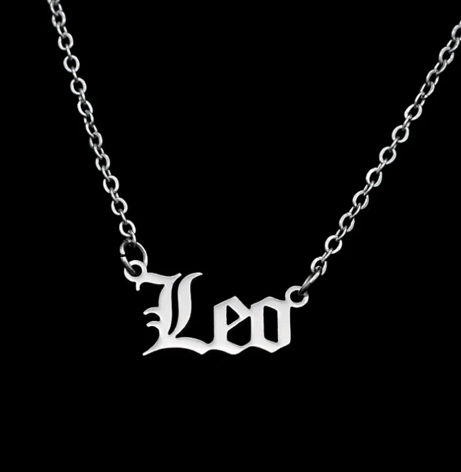 ♌LEO — Stainless Steel Zodiac Necklace