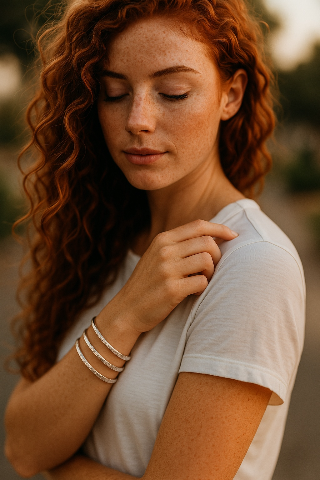 I AM ASTERIA ✨ Celestial Bangle Set (4 Bangles)