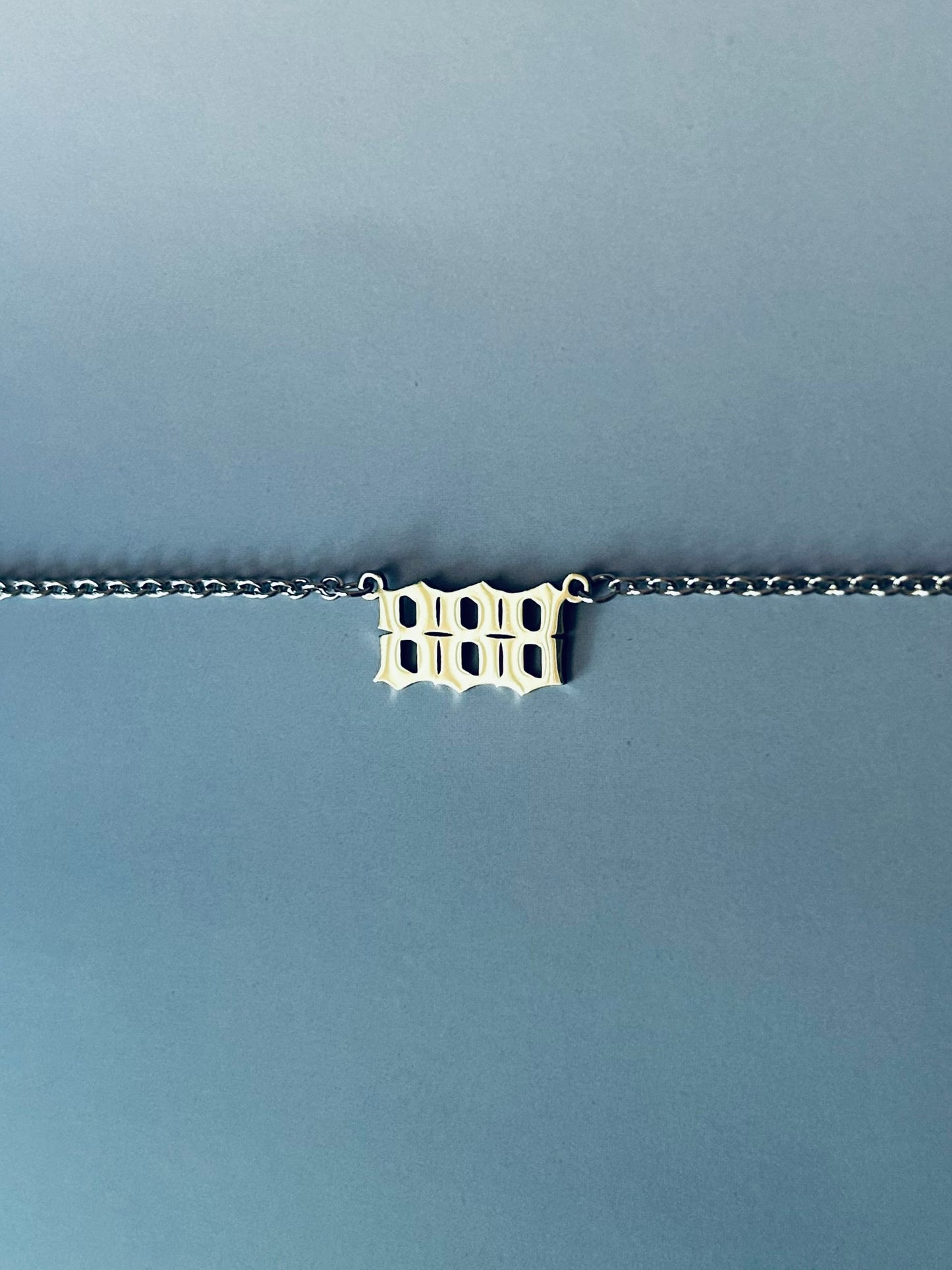 Sigil & Smoke Stainless Steel Angel Number Necklace 888
