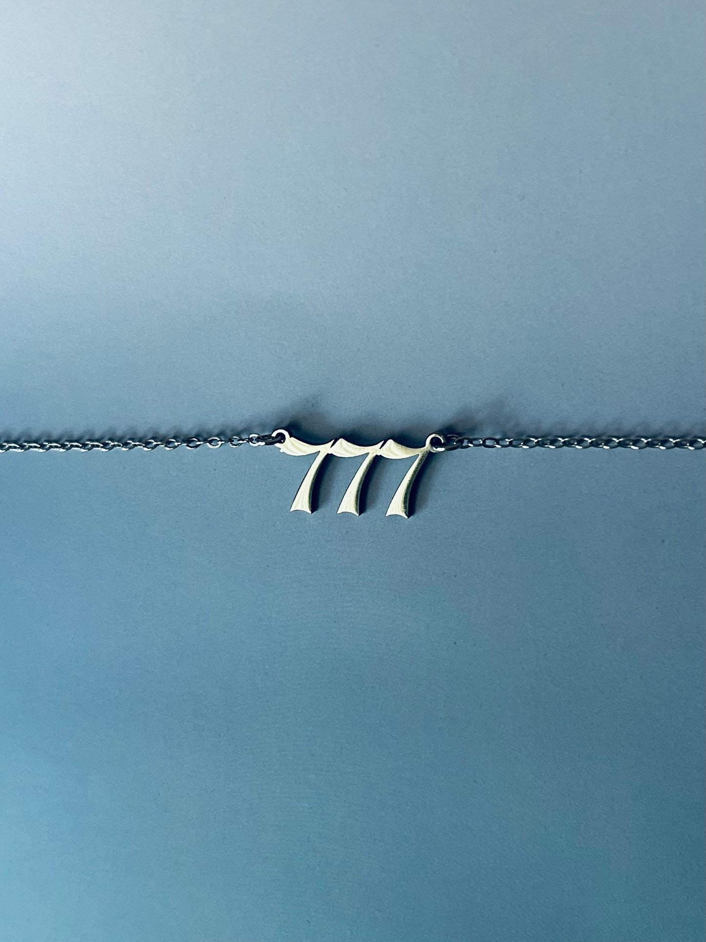 Sigil & Smoke Stainless Steel Angel Number Necklace 777
