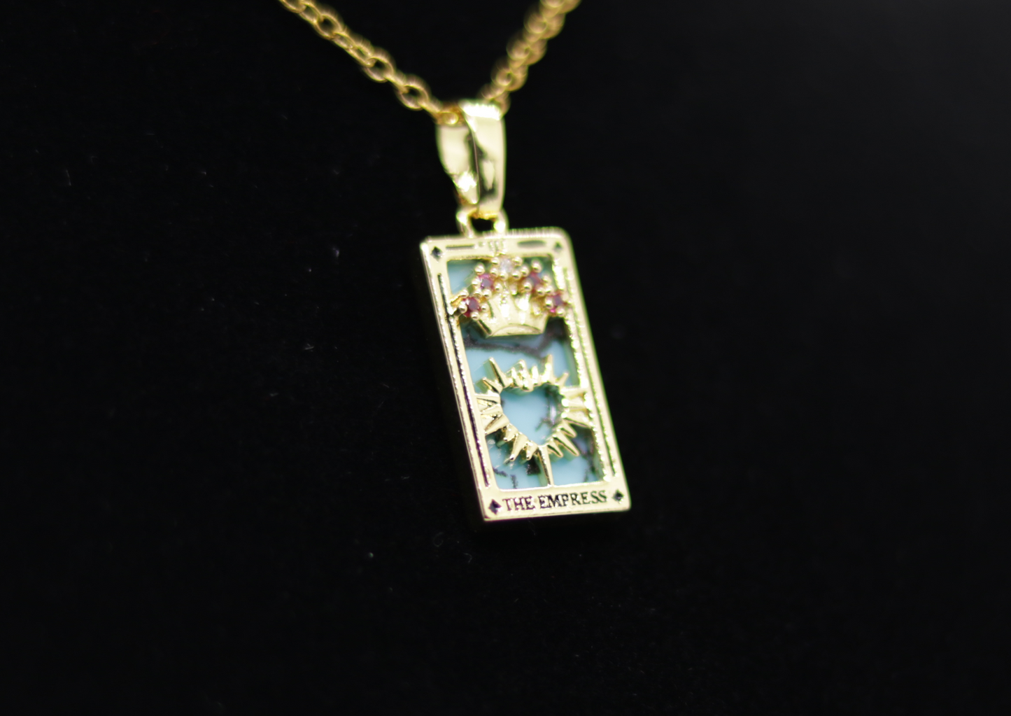 Sigil & Smoke Stainless Steel Tarot Amulet — The Empress 👑
