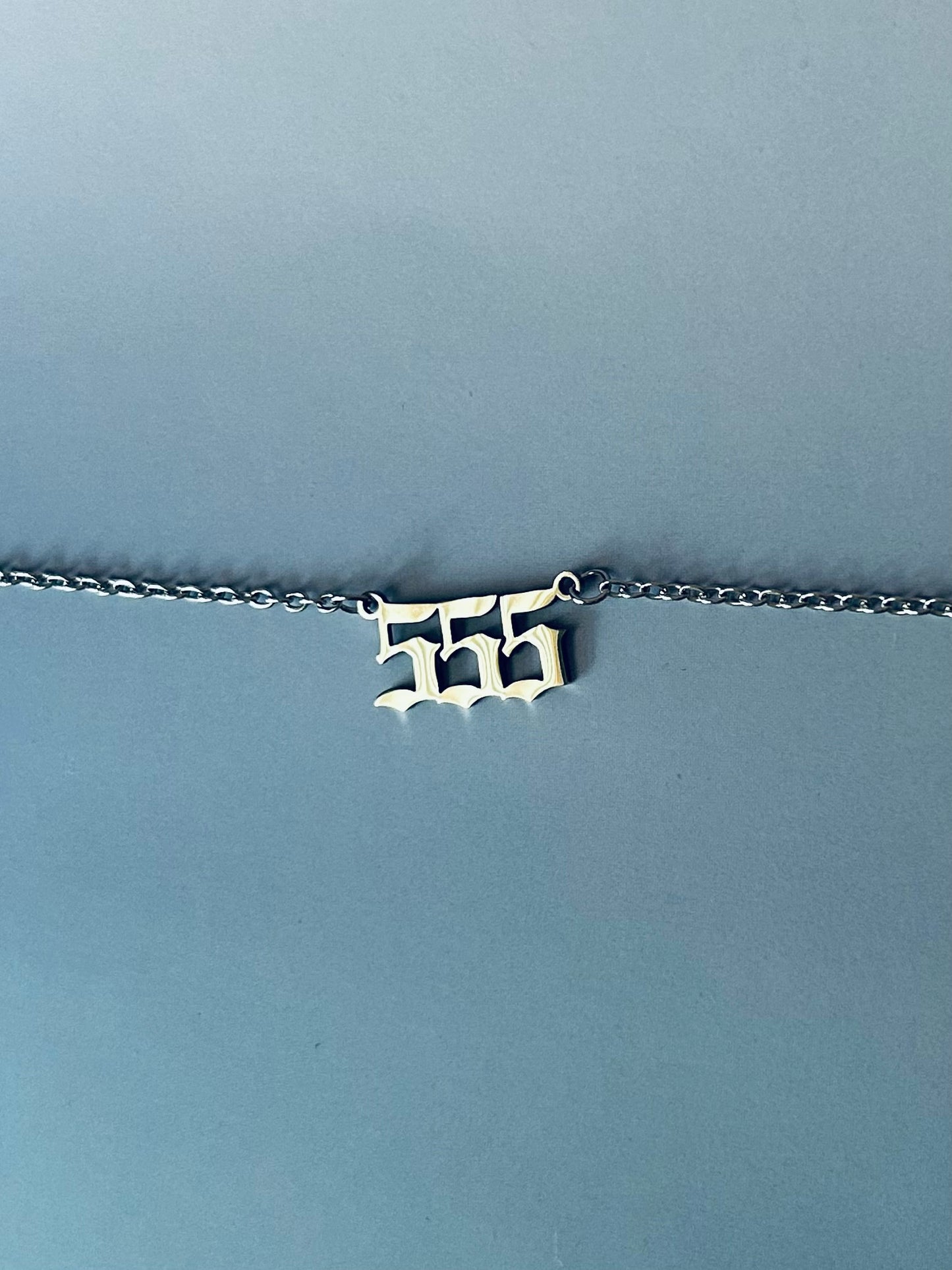 Sigil & Smoke Stainless Steel Angel Number Necklace 555