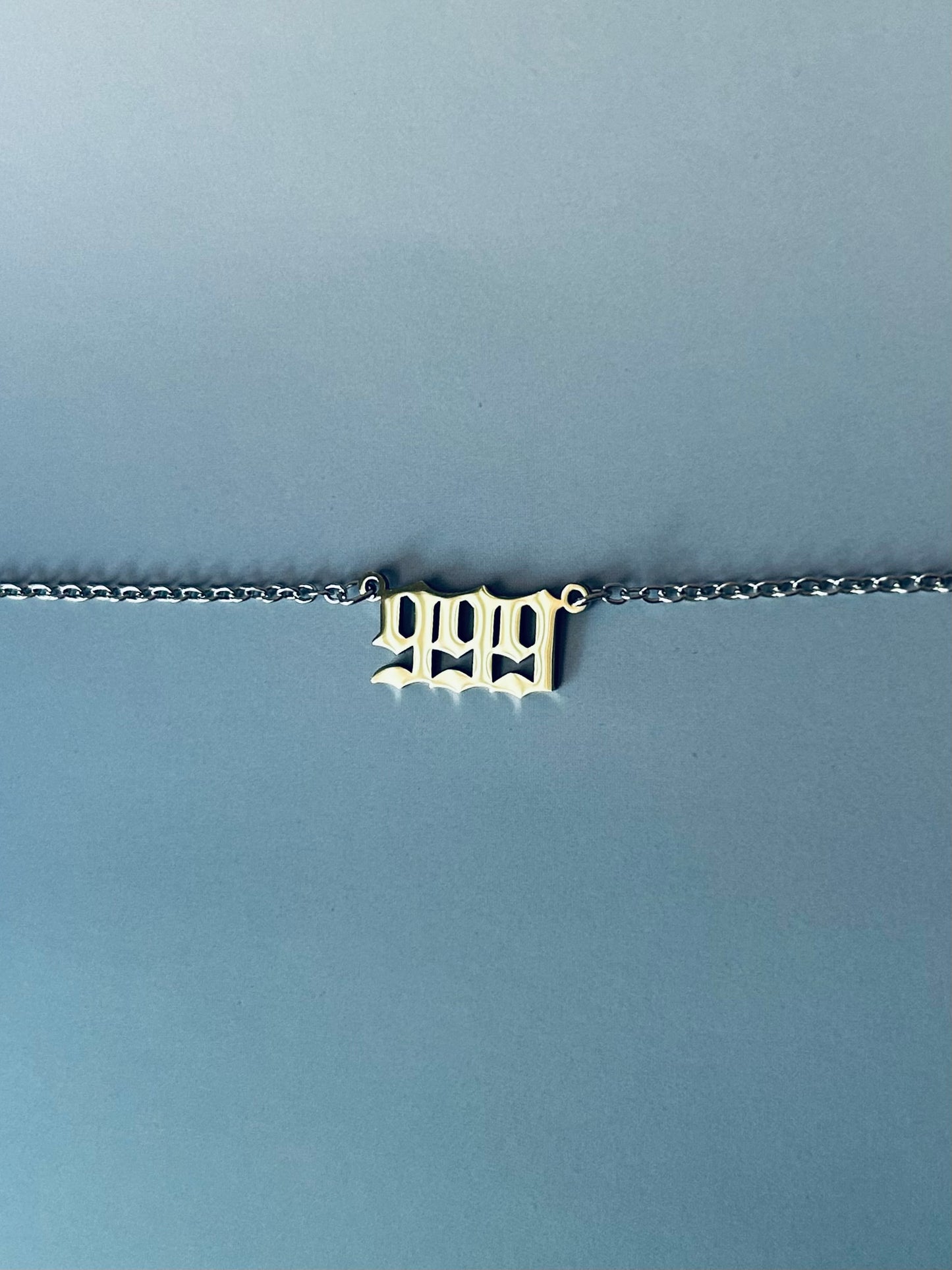 Sigil & Smoke Stainless Steel Angel Number Necklace 999