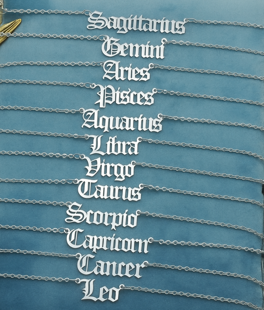 ♐SAGITTARIUS — Stainless Steel Zodiac Necklace