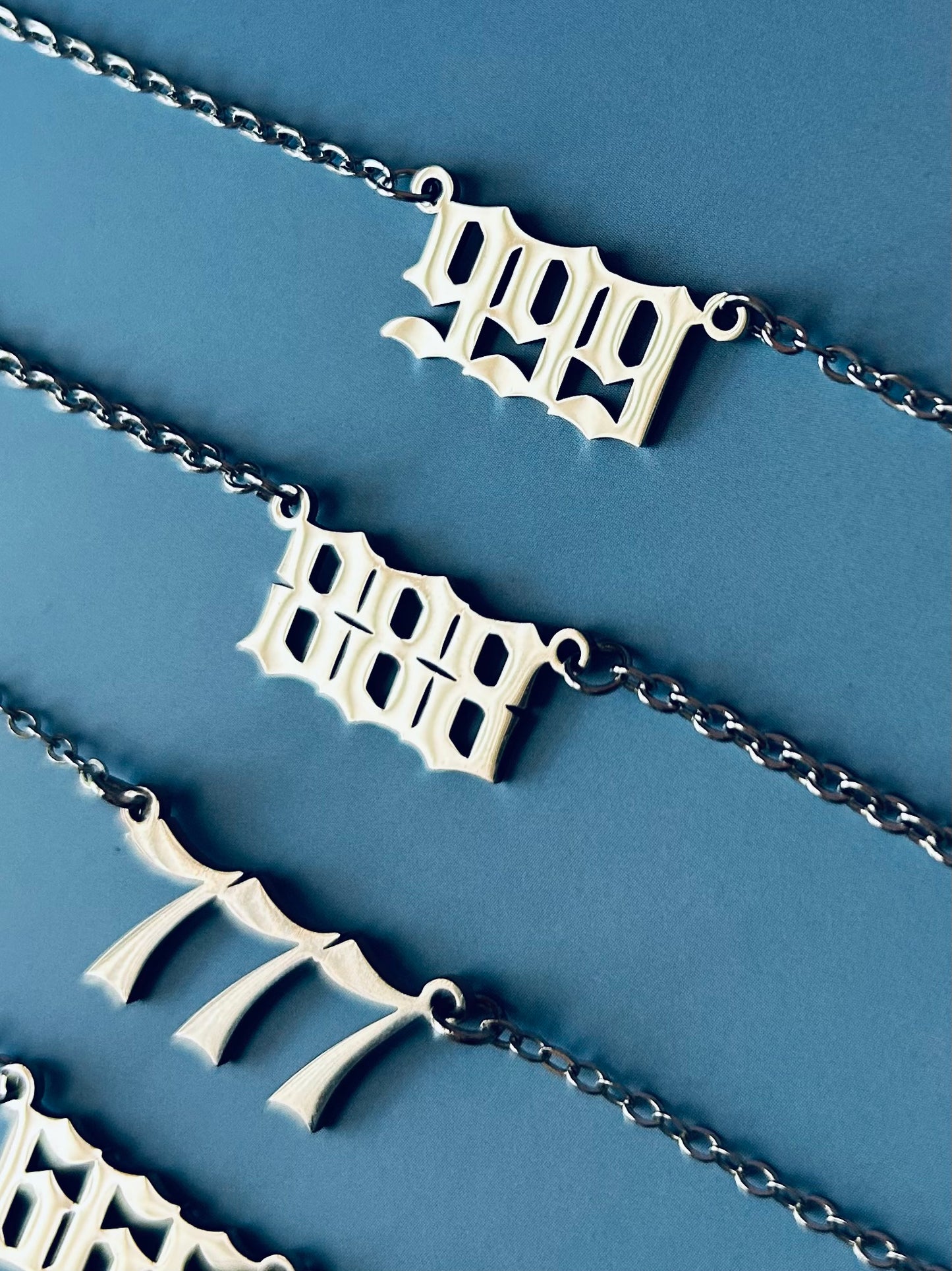 Sigil & Smoke Stainless Steel Angel Number Necklace 999