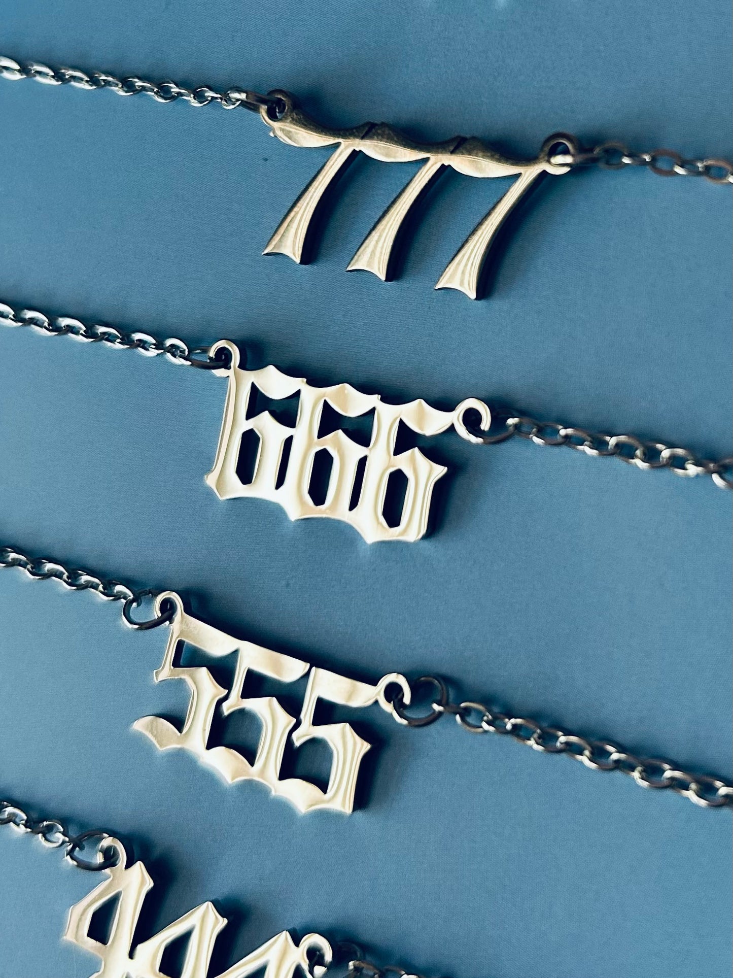 Sigil & Smoke Stainless Steel Angel Number Necklace 777