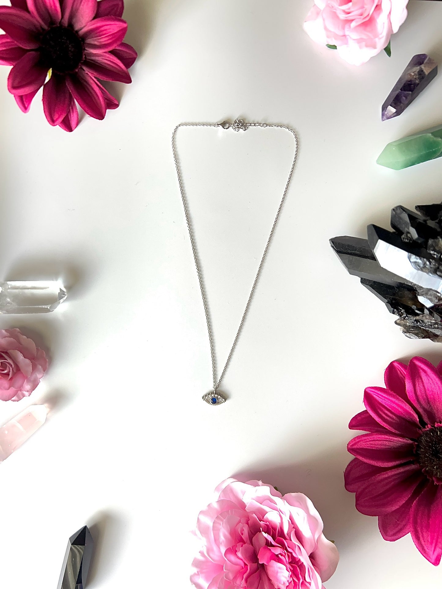 I AM PEACE 🧿 Evil Eye Ward Necklace
