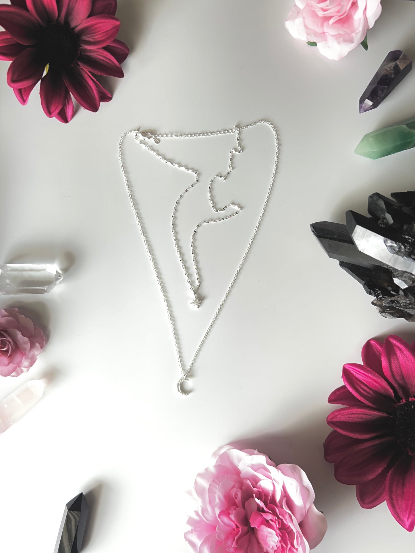 I AM SELENE 🌙 Celestial Layered Necklace ☀️