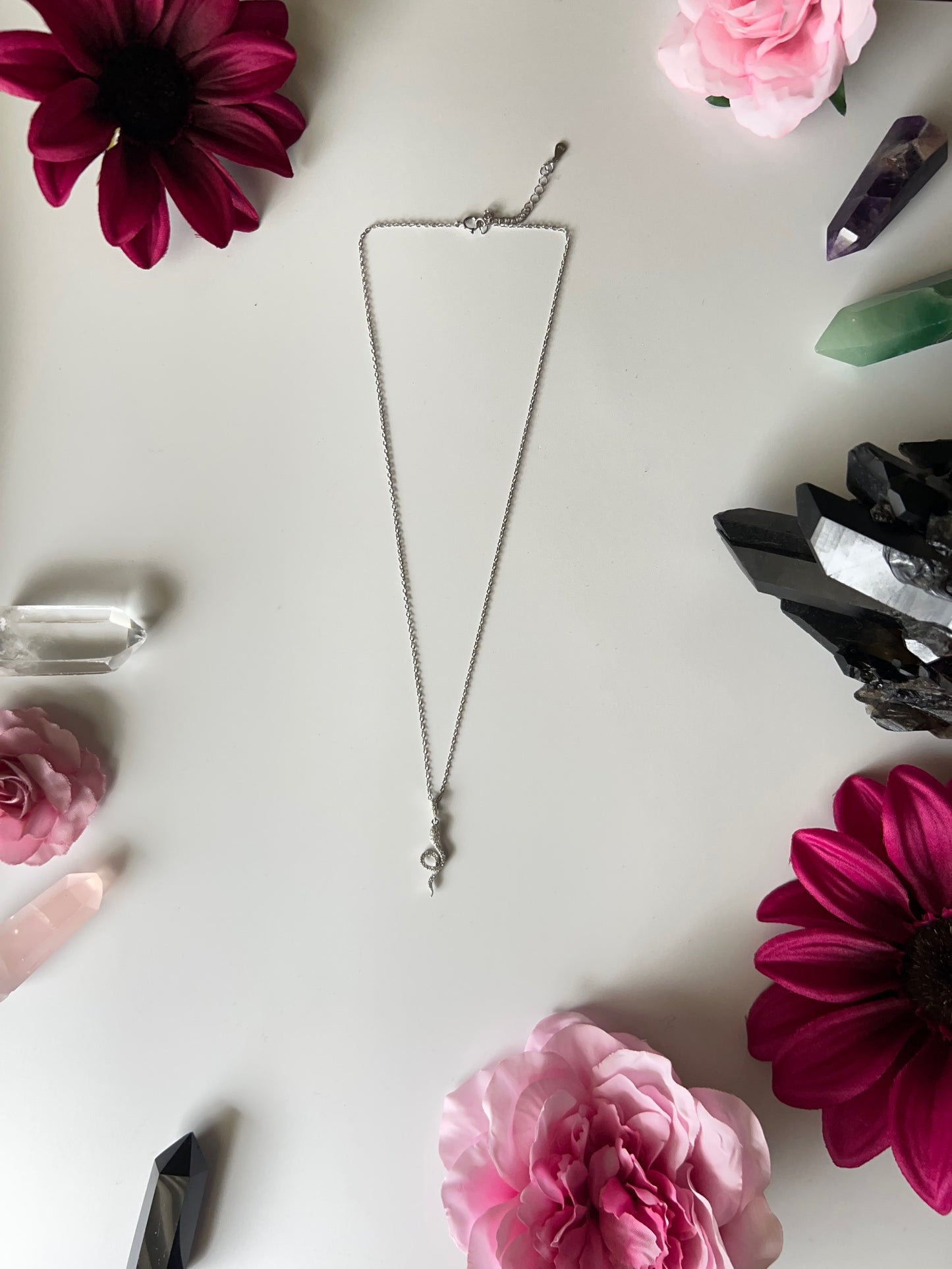 I AM MEDUSA ✨ Pave Coil Snake Necklace🐍