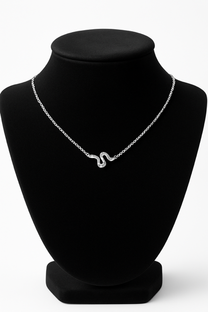 I AM MEDUSA ✨ Pave Snake Necklace🐍