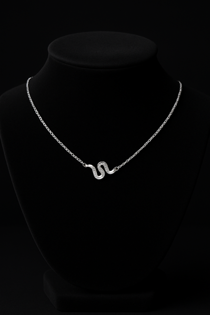 I AM MEDUSA ✨ Pave Snake Necklace🐍