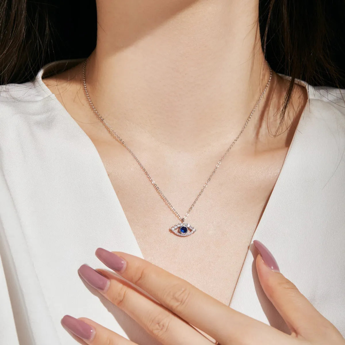 I AM PEACE 🧿 Evil Eye Ward Necklace