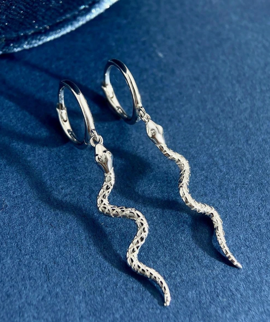 I AM MEDUSA 🐍 Snake Dangle Earrings