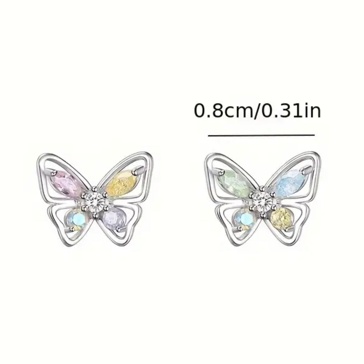 I AM IRIS | Celestial Butterfly Studs 🦋
