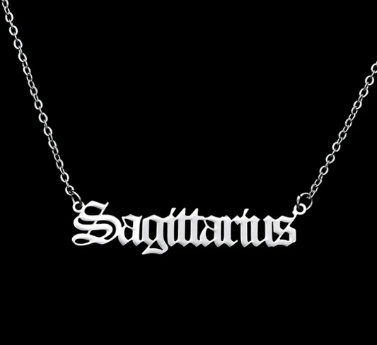 ♐SAGITTARIUS — Stainless Steel Zodiac Necklace