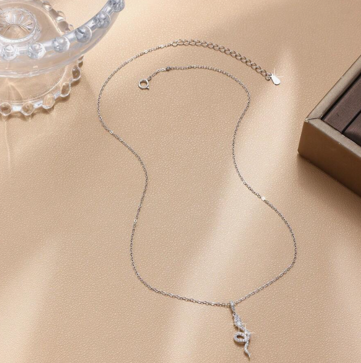 I AM MEDUSA ✨ Pave Coil Snake Necklace🐍