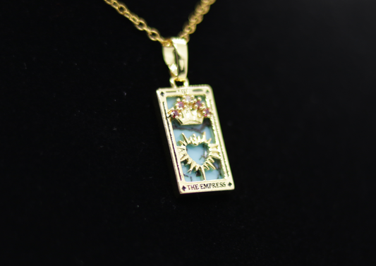 Sigil & Smoke Stainless Steel Tarot Amulet — The Empress 👑