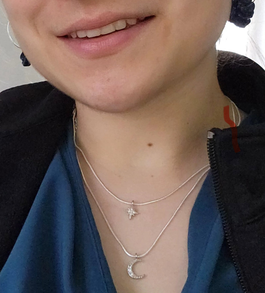 I AM SELENE 🌙 Celestial Layered Necklace ☀️