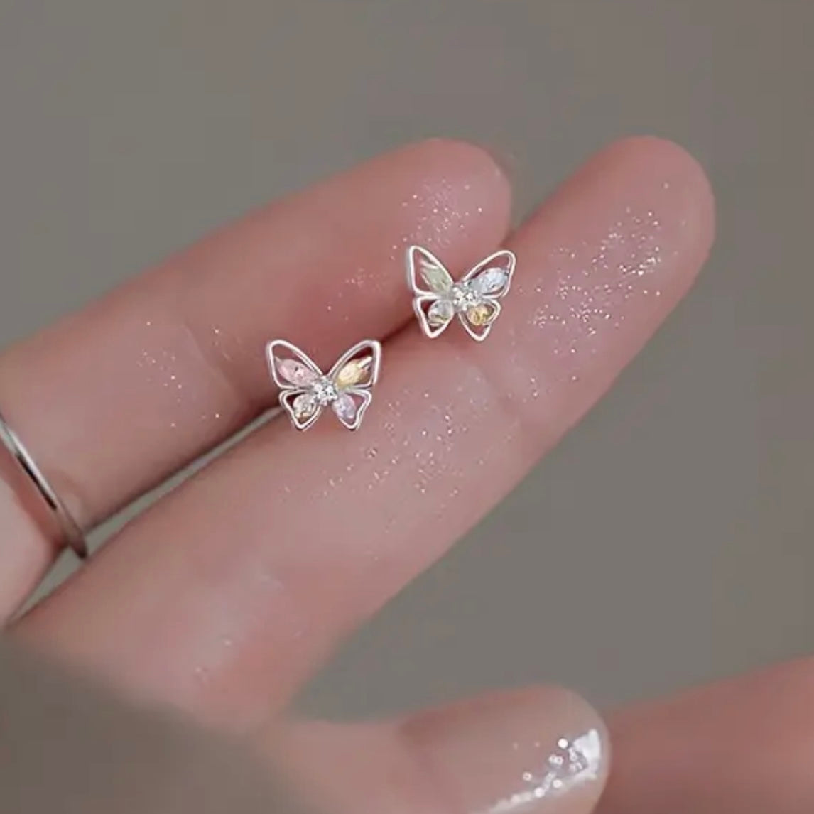 I AM IRIS | Celestial Butterfly Studs 🦋