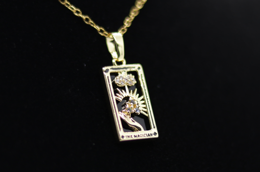 Sigil & Smoke Stainless Steel Tarot Amulet - The Magician 🔮