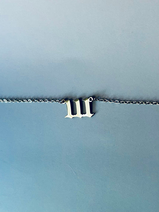 Sigil & Smoke Stainless Steel Angel Number Necklace 111