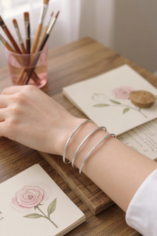 I AM ASTERIA ✨ Celestial Bangle Set (4 Bangles)
