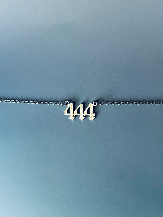 Sigil & Smoke Stainless Steel Angel Number Necklace 444